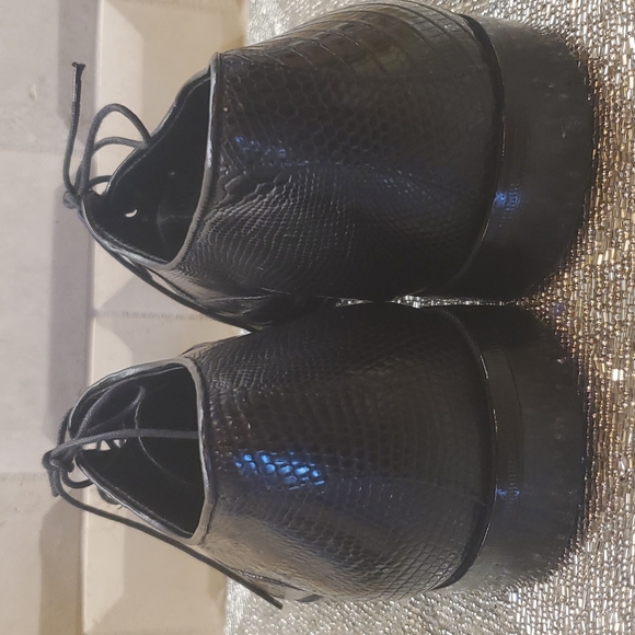 SOLD!! DAVID EDEN Genuine Croc Lace Ups - Size 11 - Picture 8 of 10